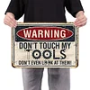 Warning - Vintage Metal Signs(12*16Inch) - Warning