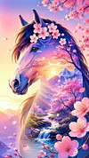 Luxury AB Velvet Diamond Painting Kit - Horse