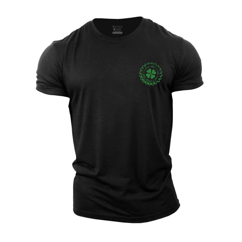 Cotton St. Patrick Graphic Men's T-shirts tacday