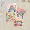 6pcs Diamond Painting Birthday Greeting Card Set with Envelope Daily Wishing Cards for Birthdays Thanksgiving & Special Occasion