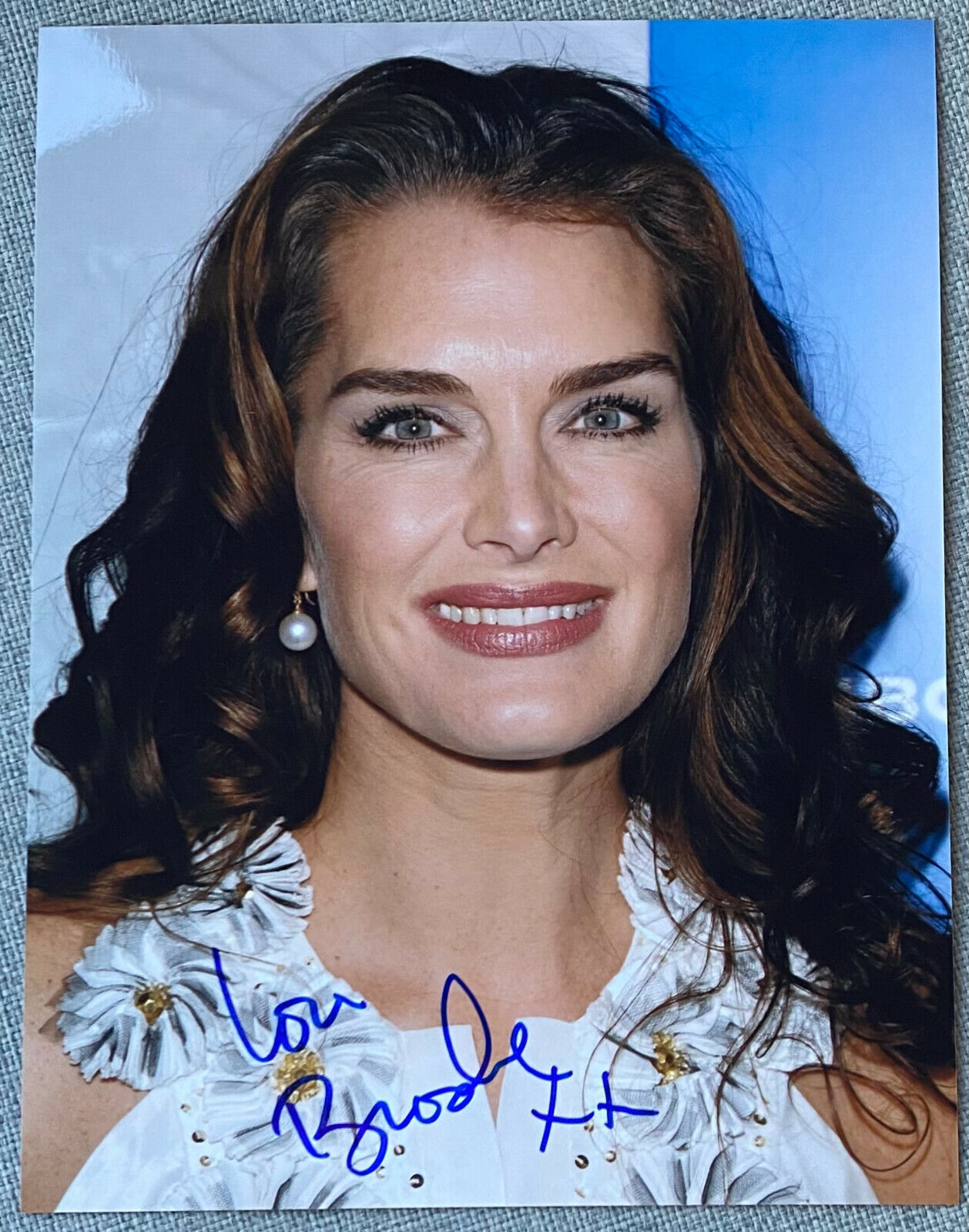 Brooke Shields Signed In-Person 8x10 Color Photo Poster painting - Authentic