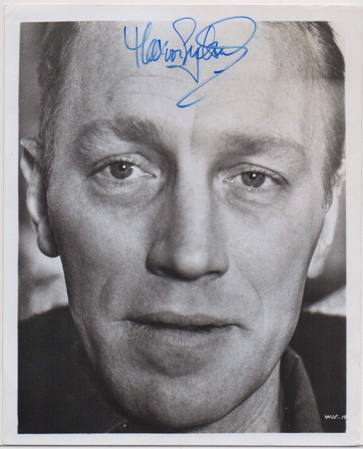 MAX VON SYDOW signed 8x10 Photo Poster painting AUTOGRAPH auto Star Wars Flash BAS Beckett