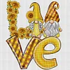 Sunflower Gnome - 11CT Stamped Cross Stitch 40*40cm/15.75*15.75in
