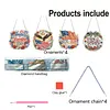 4Pcs Diamond Painting 250th Anniversary of the US Window Pendants Suncatcher Hanging Kits for Home Porch Farmhouse