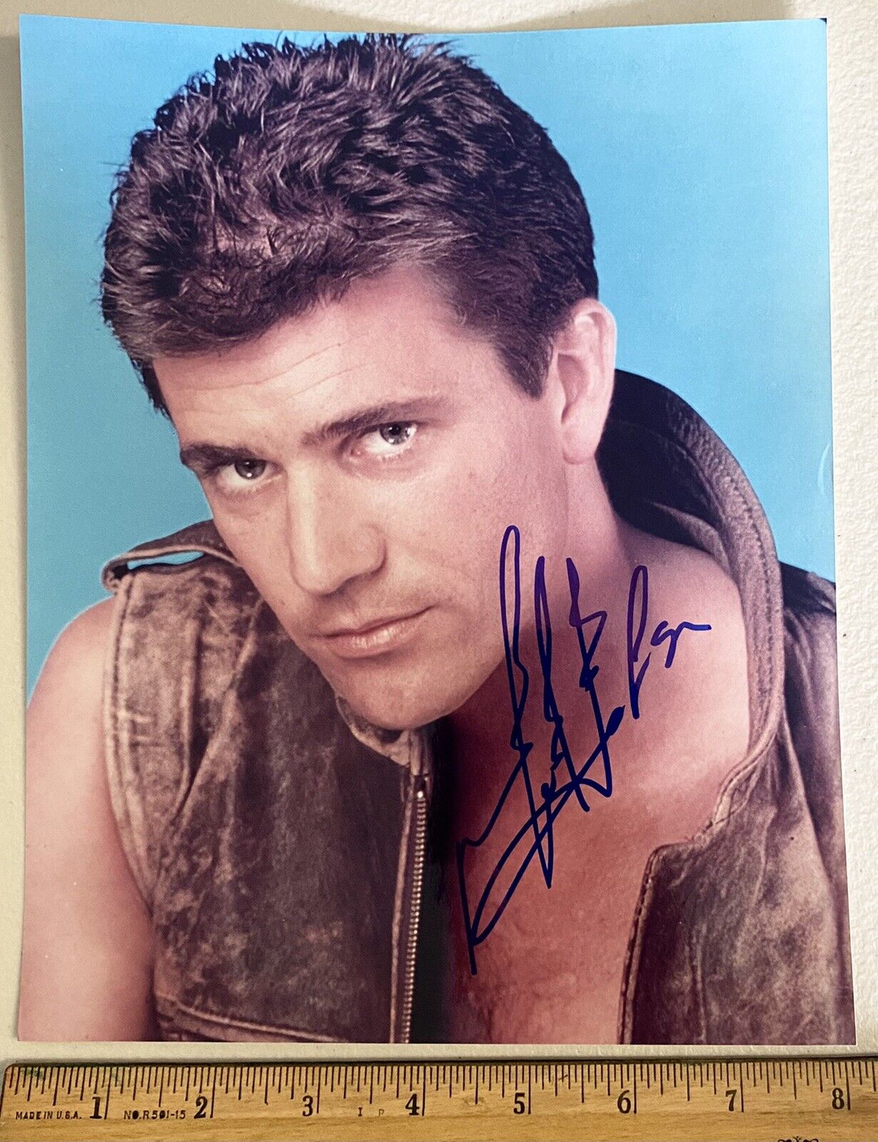 MEL GIBSON Signed 8X10 Photo Poster paintinggraph MAD MAX Autograph Picture Beautiful Signature