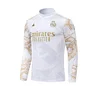 2024/2025 Real Madrid Royal White print special edition Half-Pull Training Suit Football Shirt 1:1 Thai Quality Set