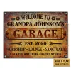 Nom personnalis&eacute;&nbsp;: garage rustique m&eacute;canique automobile sauf stupide - Panneaux en &eacute;tain m&eacute;tallique
