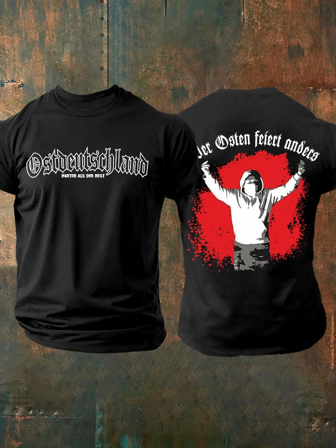 Herren Herren Ost deutschland Der Osten feiert anders T-Shirt
