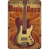 Music Bass - Vintage Metal Signs - 20*30cm/30*40cm - Music