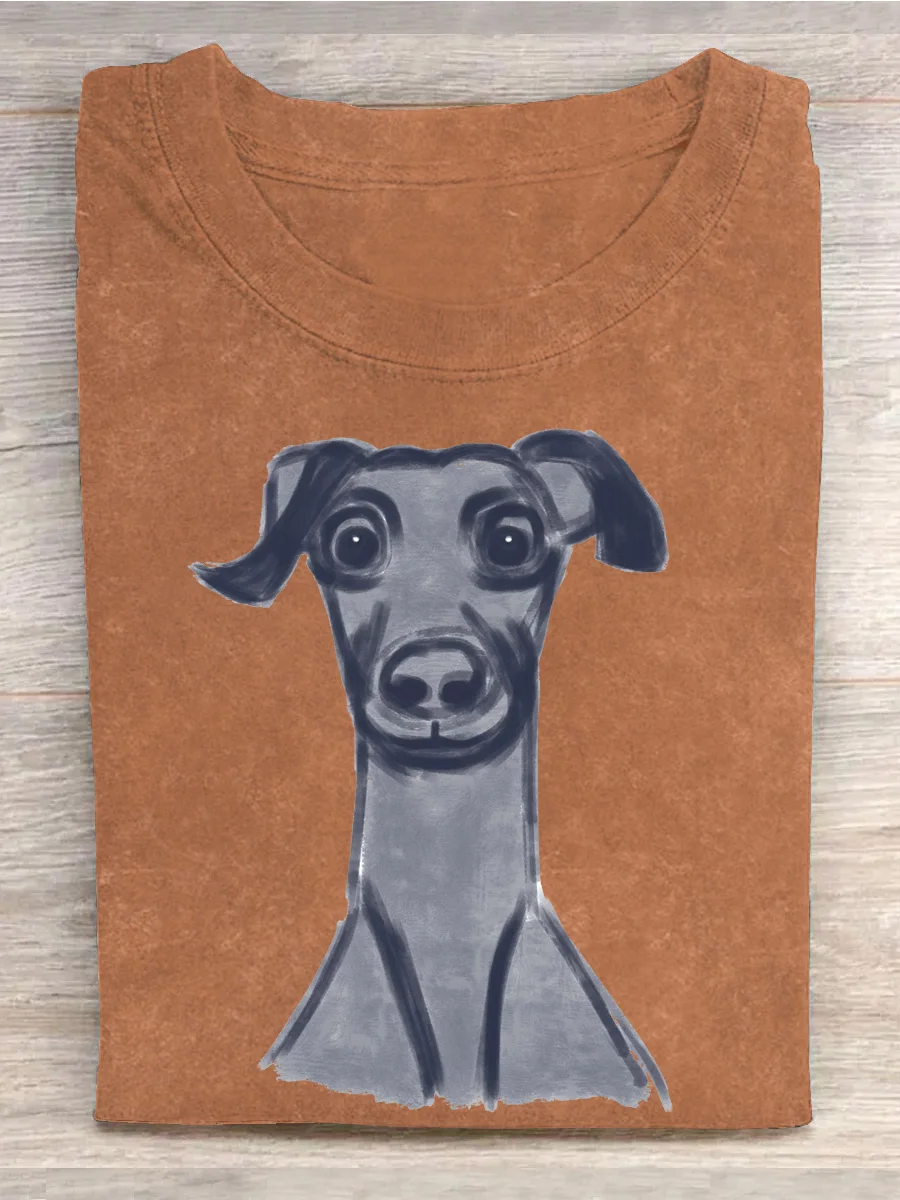 Eagerlys The Greyhound Dog T-shirt Eagerlys