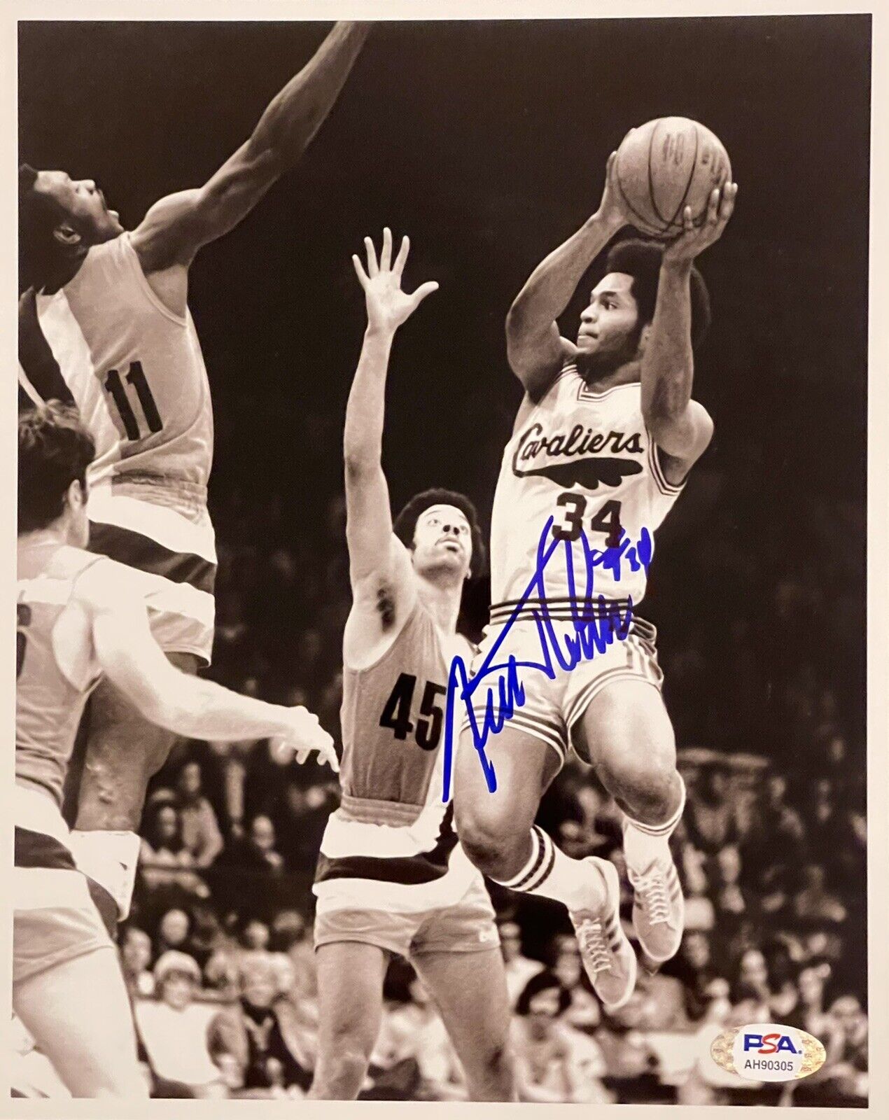 Austin Carr Signed Autographed Cleveland Cavaliers 8x10 Photo Poster painting Psa/Dna