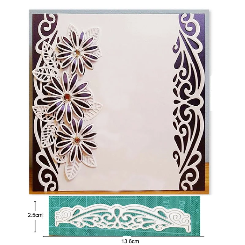 2021 New Dies Metal Cutting Dies Cut Die Mold Heart Stars Border Decoration Scrapbook Dies Knife Mould Blade Punch Stencils Dies