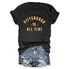Pittsburgh Vs All Yinz Tee