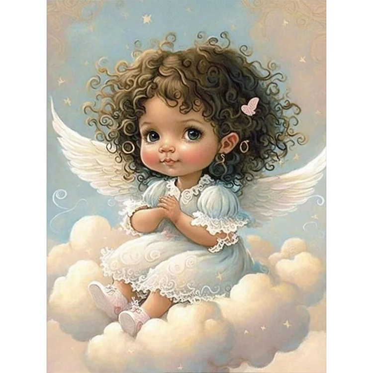 Angel Child - Full Round - Diamond Painting (30*40cm)