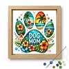 Landscape Glass Bead Partial 11CT DIY Stamped Cross Stitch Kits for Beginners Adults Home Decor Cross Stitch Art and Crafts Kits 14.04x14.04in tapestrymarket