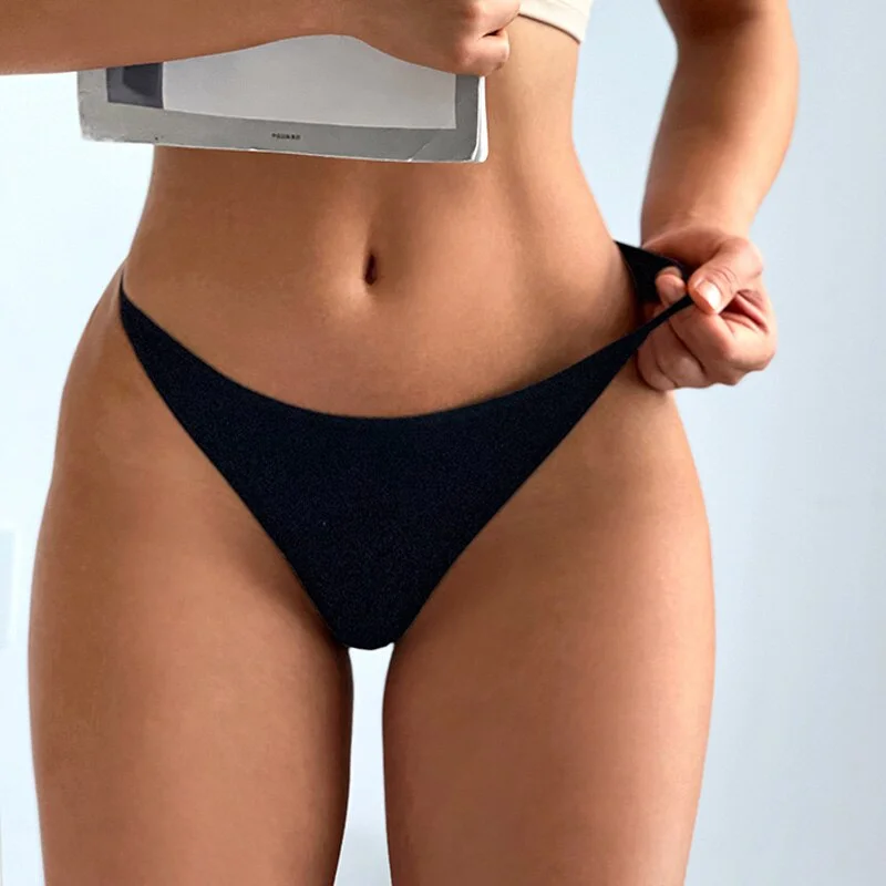 Meet'r Women Cotton Panties Sexy Low-Rise Briefs Underwear Soft Solid 5 Colors Underpants Female Breathable Girls Lingerie