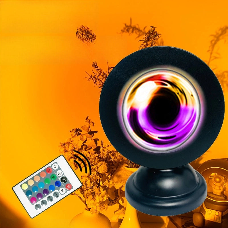 Sunset Sunset Afterglow Atmosphere Lamp Internet Celebrity Projection Nightlight Living Room Bedroom Sunset Table Lamp