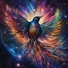 (Multi Style)Colorful Bird-Full Embroidery 2 Strands 18CT Stamped Cross Stitch-35*35CM