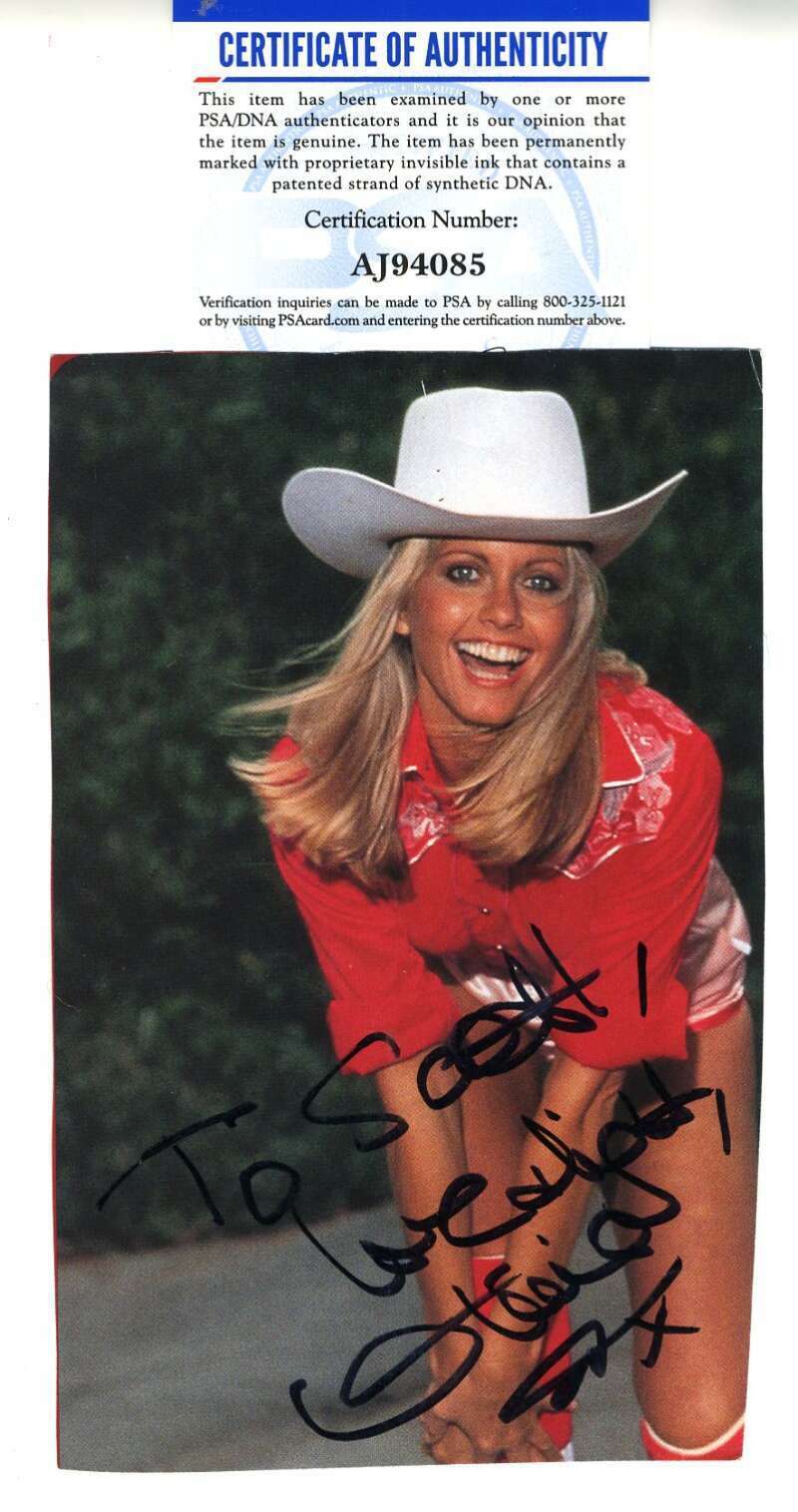 Olivia Newton John PSA DNA Coa Signed 4x6 Photo Poster painting Autograph