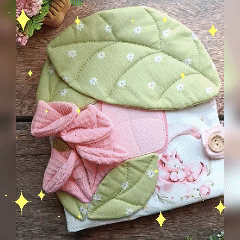 Floral Doll House & Doll Sewing Template - With Instructions