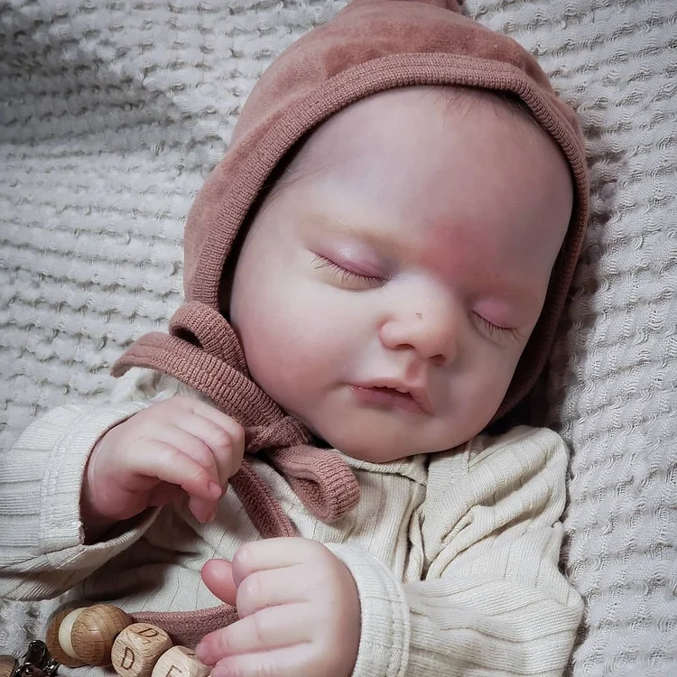 [New Series!] 12" Real Newborn Reborn Baby Boy Realistic Eyes Closed Reborn Baby Doll Named Ned