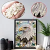 Diamond Painting-DIY Special Shaped Drill Pearl Painting Eagle(30x40cm)