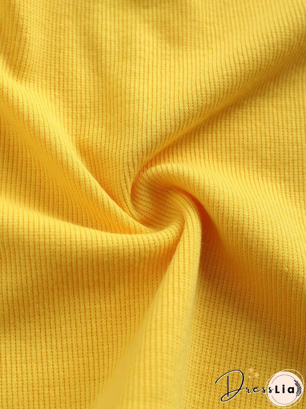 Solid Puff Short Sleeve Slit Square Collar Crop Top