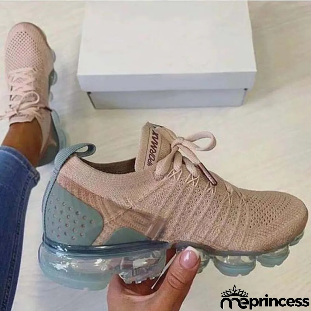 White Street Sportswear Split Joint Closed Sport Running Shoes