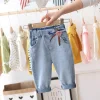 Kid Baby Girls Cute Jeans  Denim Trousers Pants
