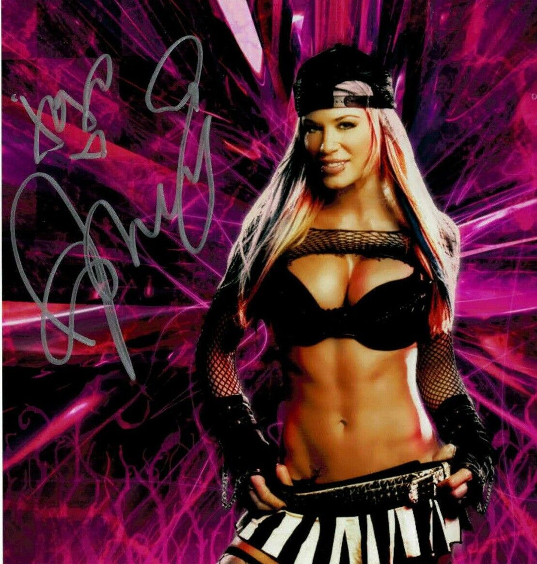 Ashley Massaro ( WWF WWE ) Autographed Signed 8x10 Photo Poster painting REPRINT ,