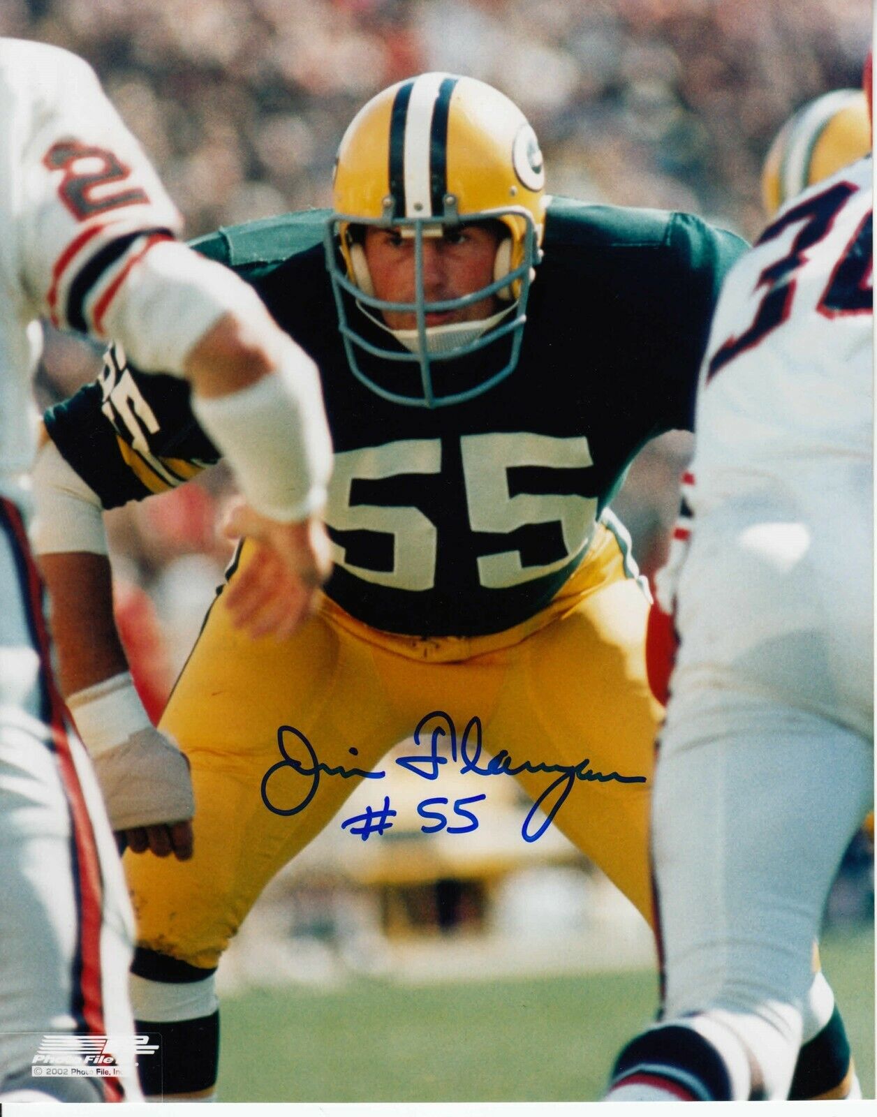 Jim Flanigan #0 8x10 Signed Photo Poster painting w/ COA Green Bay Packers 031019