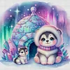 Winter Puppy-11CT Stamped Cross Stitch 40*40cm/15.75*15.75in