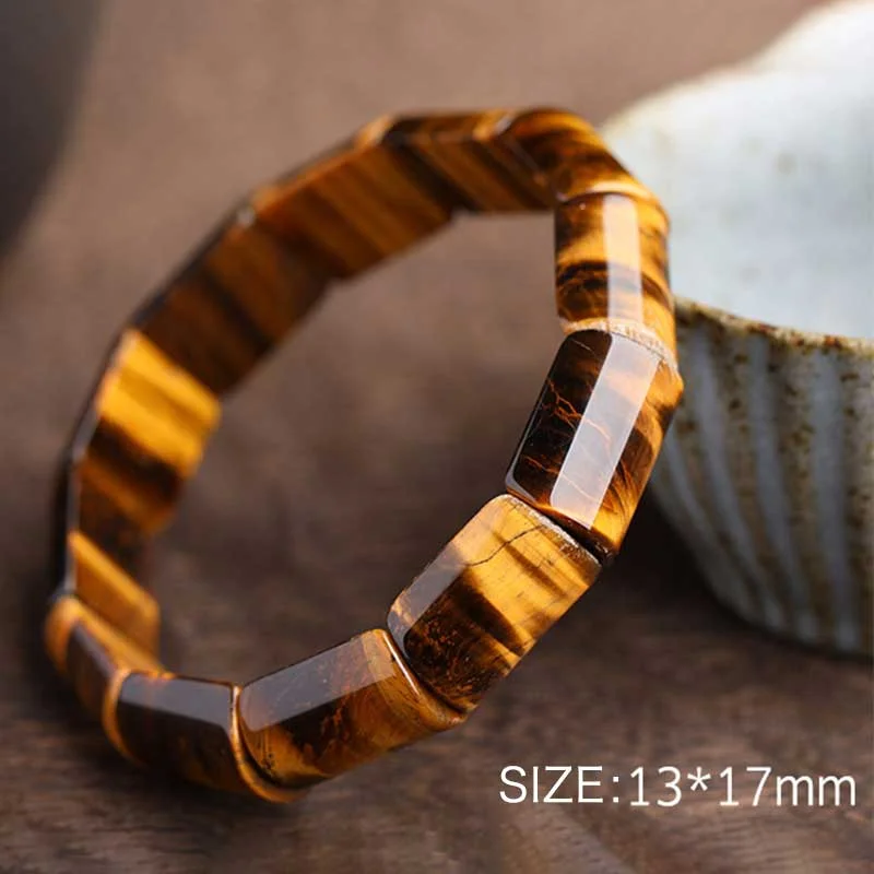 Natural Tiger Eye Strength Protection Bracelet
