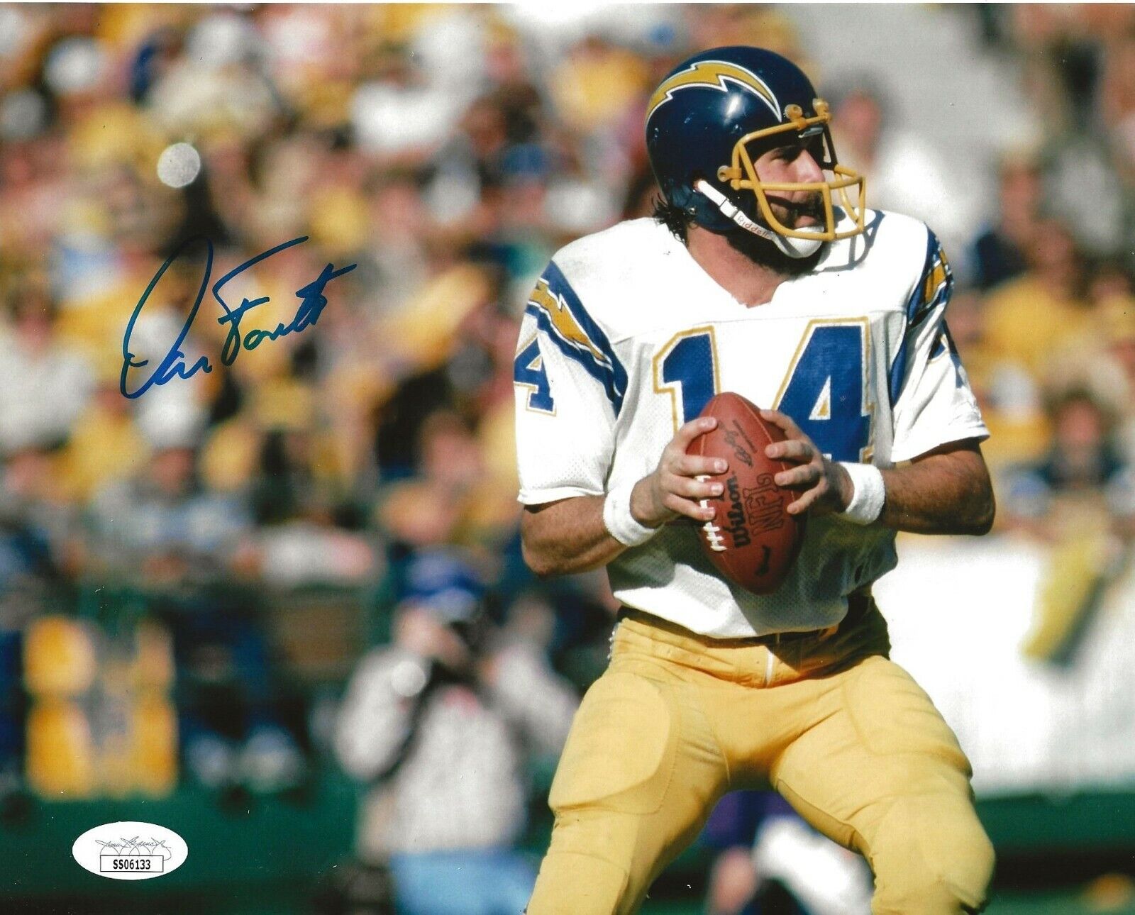 Dan Fouts signed San Diego Chargers 8x10 Photo Poster painting autographed HOF 4 JSA