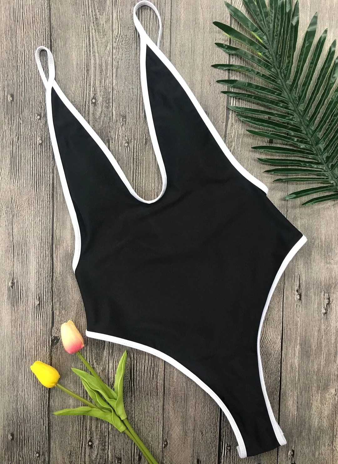 ZTVitality Padded Sexy Bodysuit Monokini Swimsuit 2018 Hot Sale Beachwear One Piece Swimsuit Patchwork Swimming Suits For Women