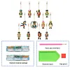 12pcs Holiday Soldier Decor Double-Sided DIY Diamond Painting Keychain Kit