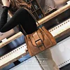 Damen Handtasche PU Henkeltasche Top Griff Tasche Vintage Weiches Umh&auml;ngetasche Gro&szlig;e Schultertasche Hobo Bag f&uuml;r Frauen B&uuml;ro Schule Einkauf - Braun