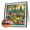 Paysage naturel - perceuse ronde peinture diamant - 50*50cm