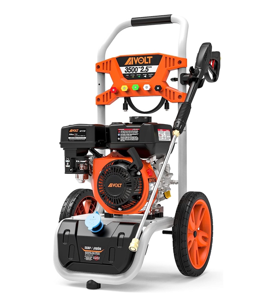 Aivolt Gas Pressure Washer Psi Gpm Gas Powered Pressure Washer Heavy Duty Power