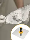 Aluminum Plate with Soft Grip Handle Mortar Board Holder 300*300mm for Plasterer