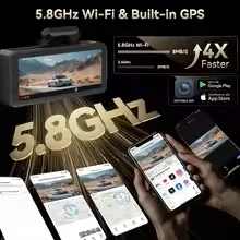 DDPAI Dash Cam N5 Podw&oacute;jna przednia i tylna kamera 4K Ultra HD Dash Cam NightVIS ADAS GPS Dash Cam N5 Automatyczne nagrywanie