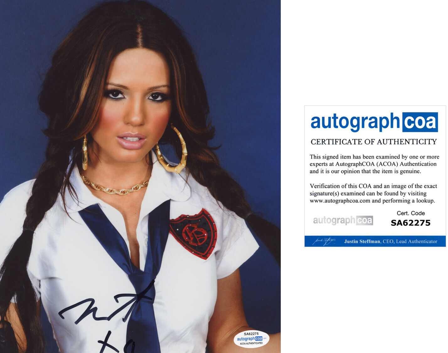 NATALIE MEJIA signed Autographed GIRLICIOUS