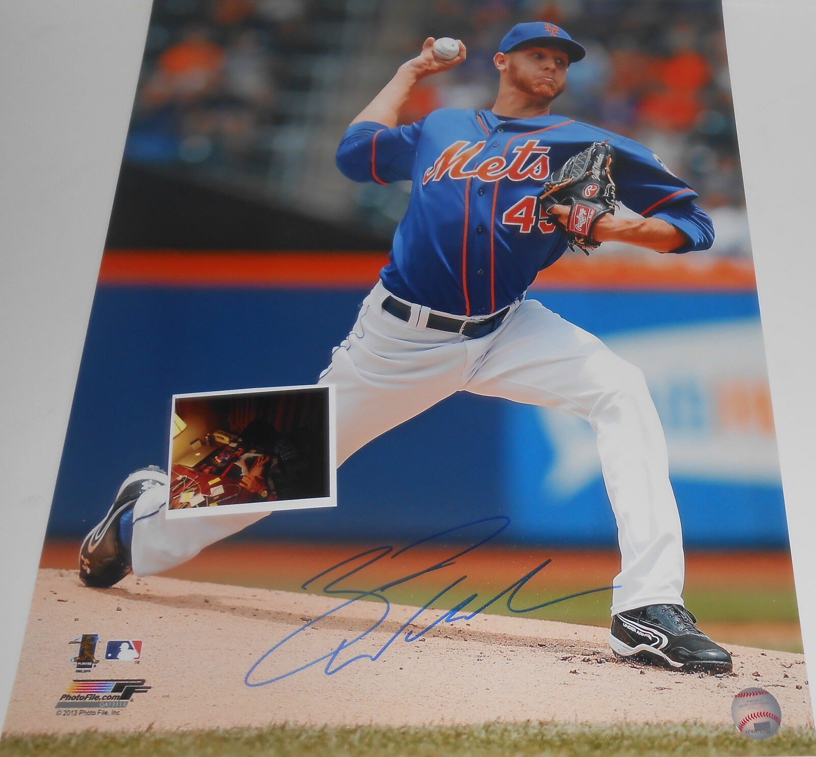 Zack Wheeler New York Mets Autographed Signed 16x20 Photo Poster painting Vertical 3