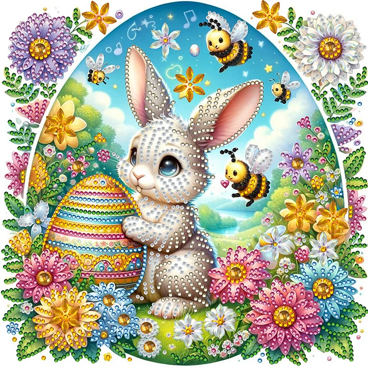 Easter Egg - Partial Drill - Special Diamond Painting(30*30cm)