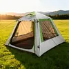 [US Local Warehouse] 4.0 Automatic Inflatable Camping Tent 300D Oxford Fabric Blow up Instant Setup Inflatable Tent UV Protection Waterproof Inflatable Cabin for Backyard & Picnic Use