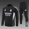 Real Madrid 25-26 1/4 Zip Tracksuit Black Chandal