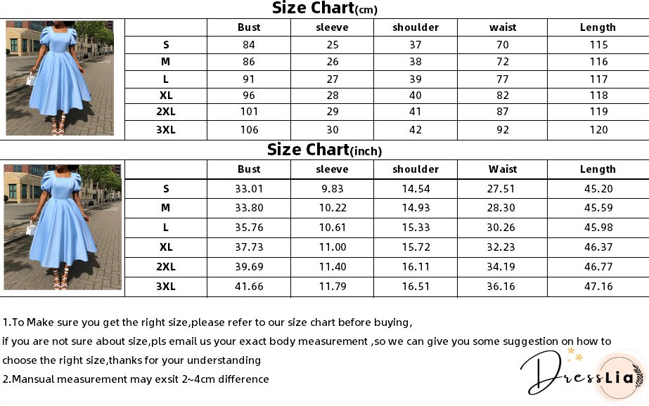 Women's Summer Short Sleeve Pleated Solid Color Large Skirt Party Dress Dress