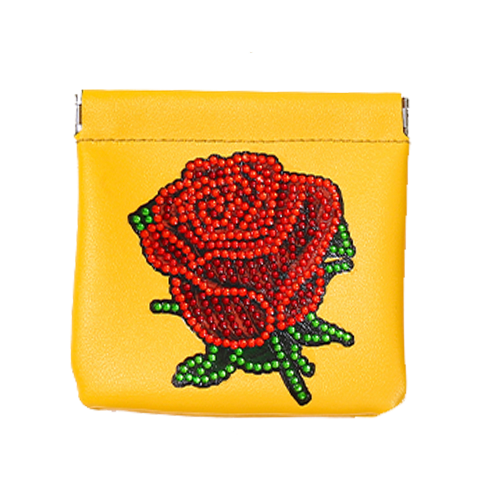 5D Diamond Painting Tote DIY Rhinestone Embroidery Bags (AA1077) (Rose Flowers)