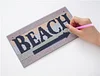 DIY diamond wall mount kit door and window tag-Beach