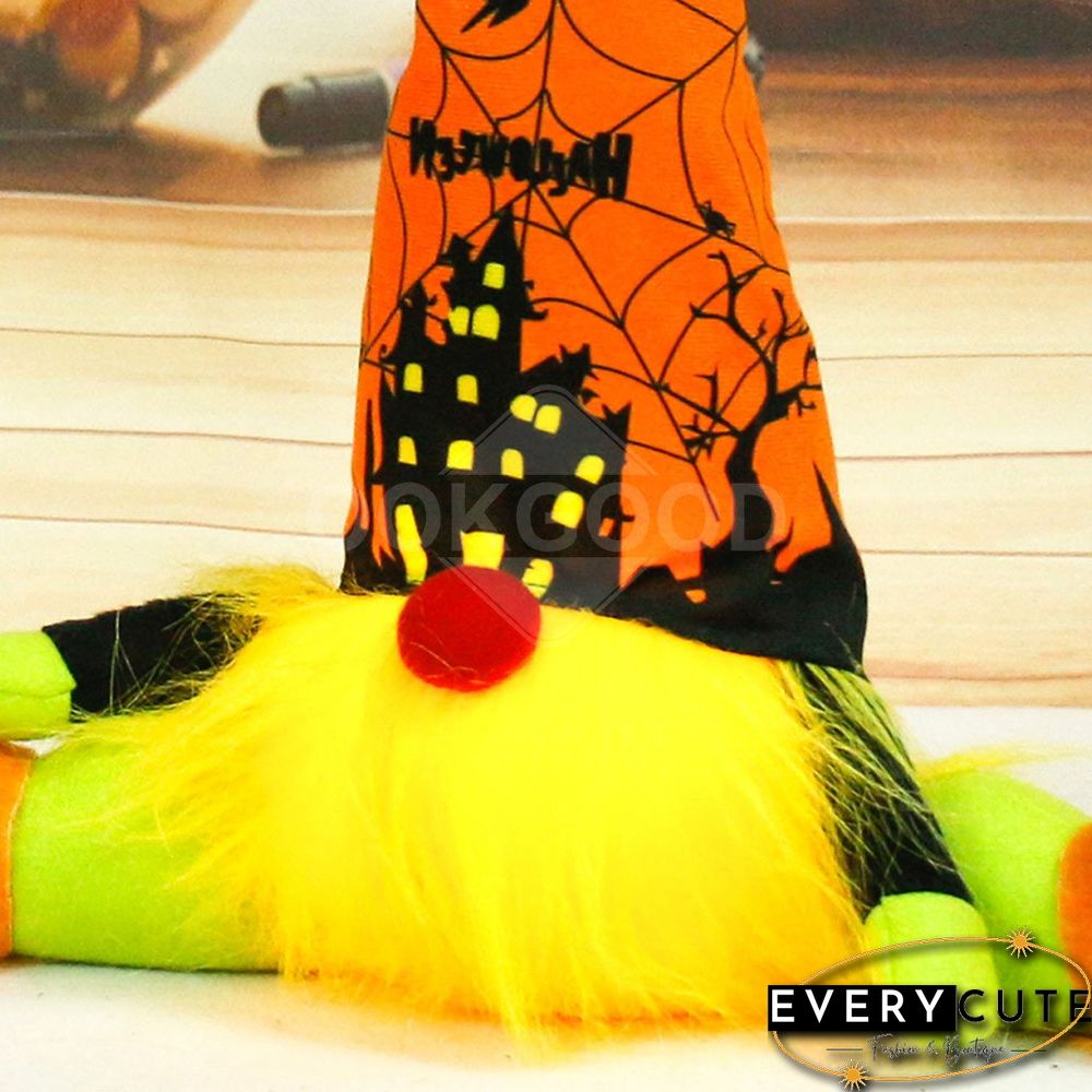 Halloween Plush Gnome Doll With Warm Lights